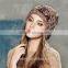 Design your own logo fashion girl winter beanie hat and caps
