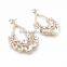 crystal stone drop earring