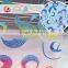 Multicolor new pattern bulk faces print lace fabric