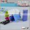 Customized Desktop Assemble Colored PS Plastic Pen Holder