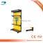 Single-side high quality powder coating metal supermarket shelf