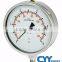 Stainless steel glycerine or silicone oil filled pressure gauge/mpa pressure gauge