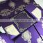 Hot sale & luxurious transparent acrylic wedding invitations with purple hard cover box                        
                                                Quality Choice