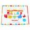 Magic String Kids Educatioanl Green Wood Wooden Shapes Toys Brick Block Set Games