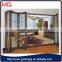 Australia standard lowes glass soundproof exterior glass folding door