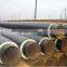 thermal steam insulation pipe with rolling supporting