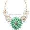 >>>New Best selling Spring elegant acrylic bead flower necklace/