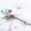 2016 Top Selling Natural and 100% handmade Simple Ceramic Flower Shape Hair Pin For Sale