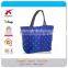 Fashion Wave Point Waterproof Shopping Tote Bag, Shopping Handbag