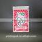Accept custom order and clothing net colored feature zip lock bag