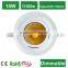 2014 best selling high quality 80lm/w 15w led downlight