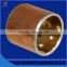 porous bronze material steel backing bearing bush sleeve 10 * 12 * 15 mm withstanding high loads