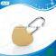 AJF gift lock Heart padlock gold love lock for new couple