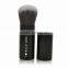 Black nylon hair makeup retractable bristle hair brushes