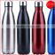 New Thermos Vacuum Tumbler Vacuum Flask 17 oz Cola Shaped Blue Insulated Double Wall Vacuum Stainless Steel Water Bottle