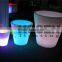 factory for sale led light flower pot for Christmas decoration led Small round flowerpot