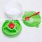BPA Free Food Grade Plastic Salad Bowl With Lid&Fork