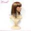 human hair ladies short straight bob style wig hair with bangs