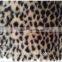 leopard fake fur fabric