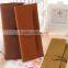 Promotion retrostyle PU leather pencil case with flap cover china supplier