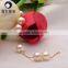 perfect elegant jewelry natural freshwater pearl tin cup bracelet freshwater pearl girl jewelry