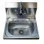 Stainless Steel Commercial Hand Wash Sink with Backsplash, Wall Mounted NSF Stainless Steel Hand Sink for US Catering                        
                                                Quality Choice