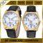 decorated small hands perfect japan movement watch date function steel watch