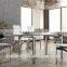 Z608-1 Hot sale chrome legs hotel high back PVC Dining Chair