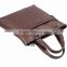 Retro design genuine leather briefcase, business tote handbag brief case,men bag office briefcase