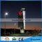 Map guiding directional outdoor standing pylon sign