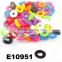 wholesale assorted colored baby cotton elastic hair ties