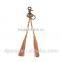 china wholesale leather tassel keychain
