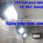 led wall pack light 120w waterproof UL DLC led wall pack 5 years warranty wall bracket light