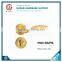 Euro solid tubu lever handles with euro 40-80mm brass cylinder