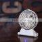 New High Performance Portable Mini Fan Rechargeable USB Fan With Beauty Spray Fan