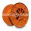 welding reinforced steel spool bobbin for wire production