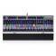 CK108 Macro mechanical keyboard with wrist rest,16 million kinds of color, color edit customizable.