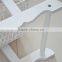 Cheap eco-frendly white non-toxic home wood flower stand racks