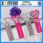 Heart shaped custom magnetic bookmark