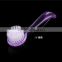 Plastic Professional Nail Art Dust Cleaning Brush with Cap Round Head Make Up Washing Brush Manicure Pedicure Nail Tools