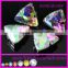 23mm Triangle ab color stones crystal rhinestones with settings for clothing decorations