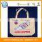 personalized tote cotton bag foldable custom made shopping bags
