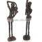Different visual art craft african women sex folk art figurine for sale