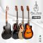 41 inch ovation hollow thin body electric acoustic guitar