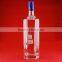 Cheap high glass smooth bottles 700ml aluminum cap liquor bottle Poland whiskey bottle
