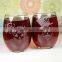 14oz, 16oz & 20oz Volume Available Wholesale Price Sugar Skull Wine Glass