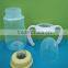 Food grade plastic feeding bottle for baby drinking milk and water