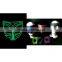 Flashing Mask Halloween Party Masks Light Up EL Mask,EL Wire Mask,led mask