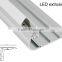Factory quality big size aluminium profile led stair nosing light