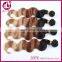 Ombre natural color brown light color virgin malaysian hair body wave human hair extensions